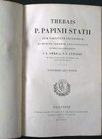 P. Papinii Statii volumen secundum