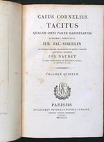 Caius Cornelius Tacitus volumen quintum