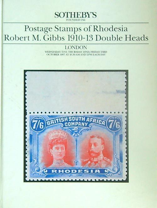 Sotheby's: Postage Stamps of Rhodesia 1910-13 Double Heads