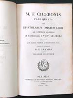 M. T. Ciceronis epistolarum volumen secundum