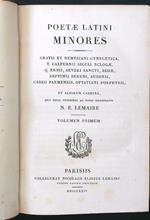 Poetae latini minores volumen primum