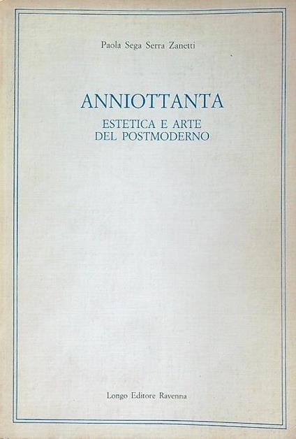 Anniottanta - Paola Zanetti - copertina