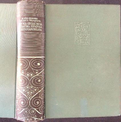 Historia de la literatura espanola e hispanoamericana - Diez Echarri - copertina