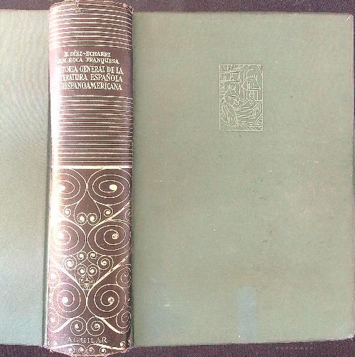 Historia de la literatura espanola e hispanoamericana - Diez Echarri - copertina