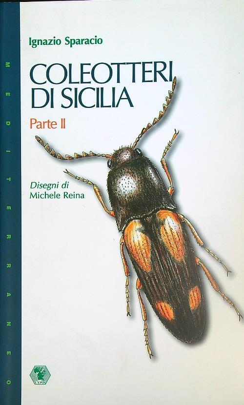 Coleotteri di Sicilia Parte II - Ignazio Sparacio - copertina