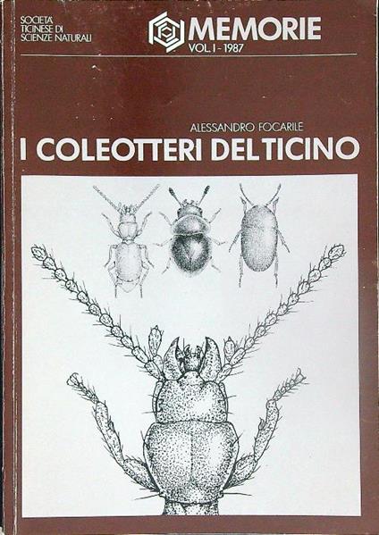 I coleotteri del Ticino - Alessandro Focarile - copertina
