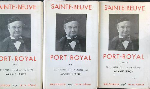 Port-Royal 3 tomes - Sainte-Beuve - copertina