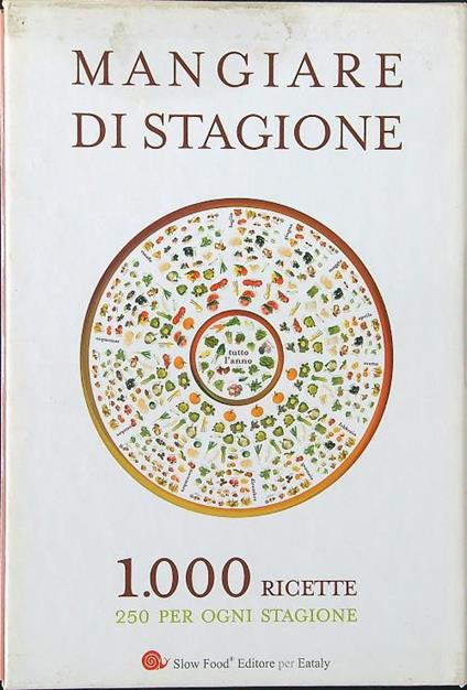 Mangiare di stagione. 1000 ricette 4 voll. - copertina