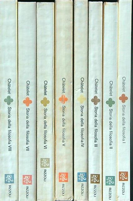 Storia Della Filosofia. 8vv - Francois Chatelet - copertina