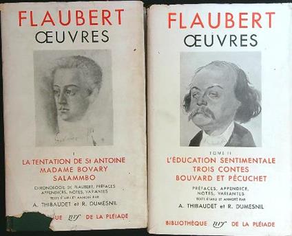 Oeuvres 2 tomes - Gustave Flaubert - copertina