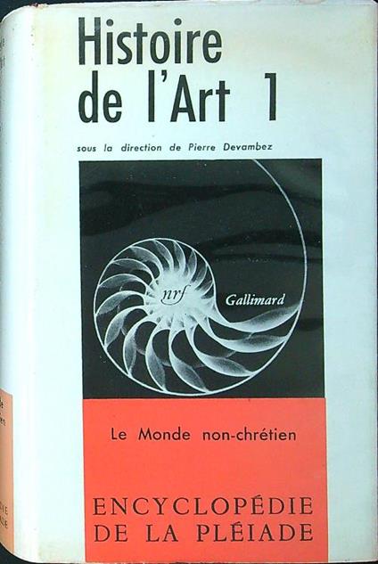 Histoire de l'Art tome 1 - Pierre Devambez - copertina