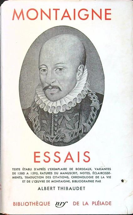 Essais - Montaigne - copertina