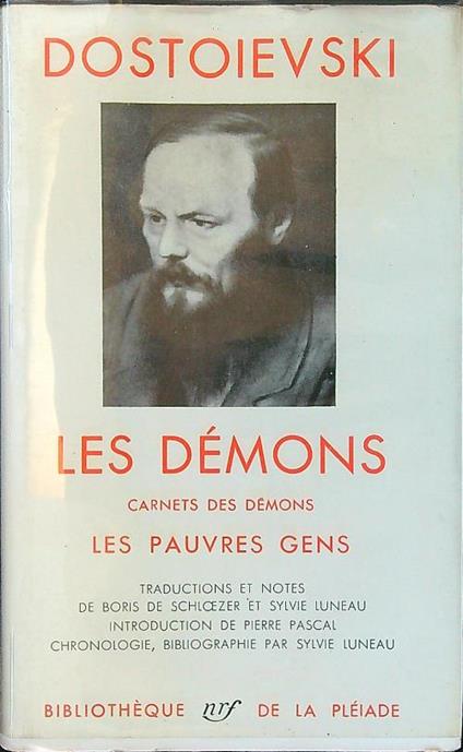 Les  demons - Carnets des demons - Les pauvres gens - Dostoievski - copertina