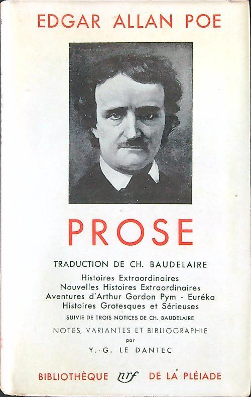 Prose - Edgar A. Poe - copertina