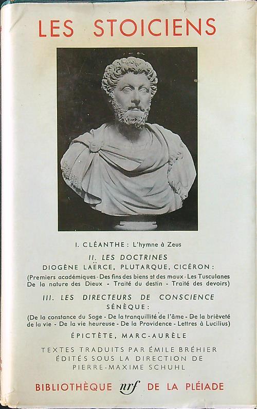 Les stoiciens - Pierre M. Schuhl - copertina