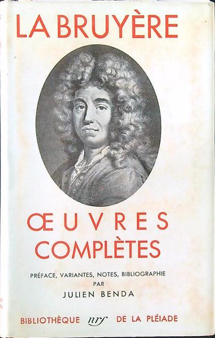 Oeuvres completes - La Bruyere - copertina