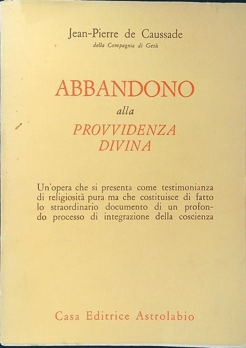 Abbandono alla provvidenza divina