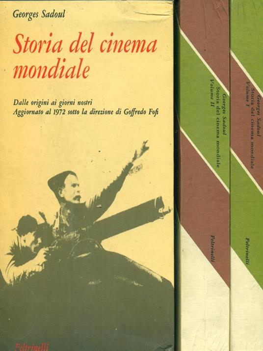 Storia del cinema mondiale 2 volumi - Georges Sadoul - copertina