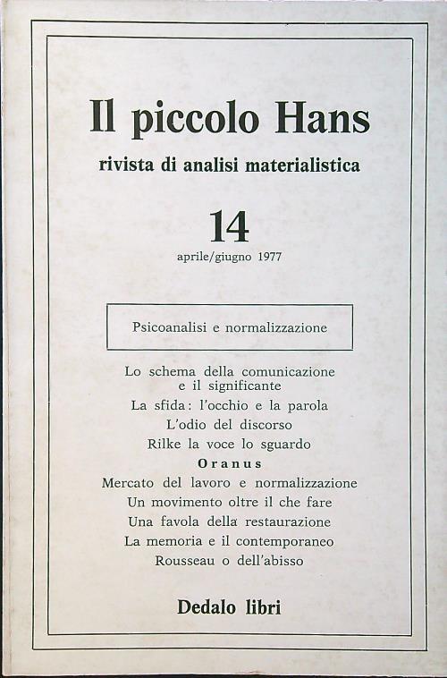 Il piccolo Hans n. 14/aprile-giugno 1977