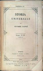 Storia universale dispensa 61 tomo XVIII parte 2