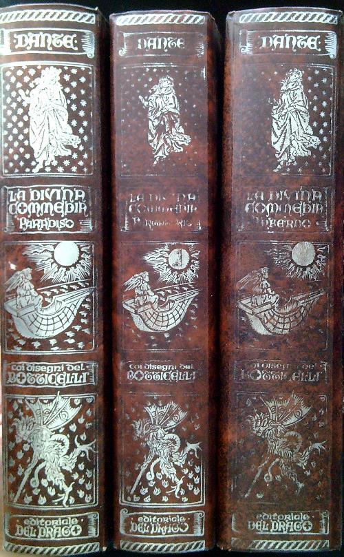 La Divina Commedia. 3 Volumi - Dante Alighieri - copertina