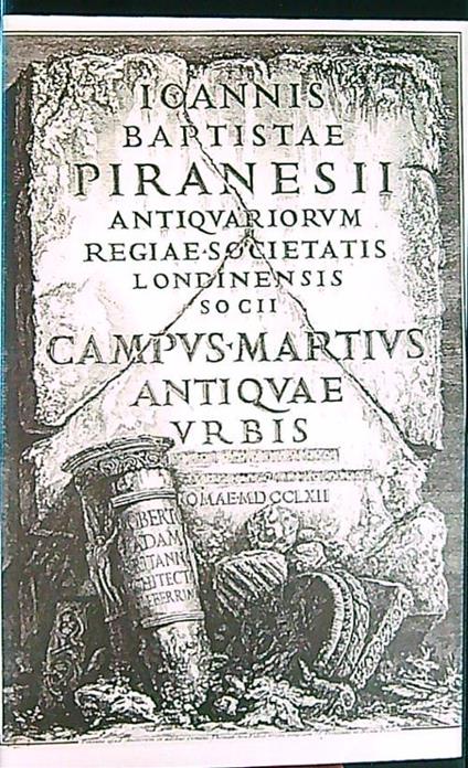 Il Il Campo Marzio - Piranesi - copertina
