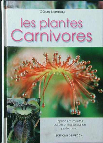 Les  plantes carnivores - G. Blondeau - copertina