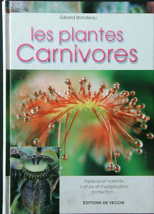 Les  plantes carnivores - G. Blondeau - copertina