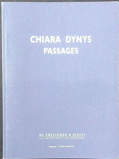 Passages - Chiara Dynys - copertina