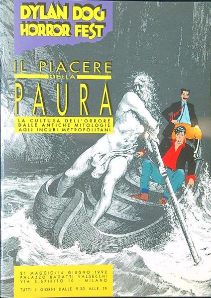 Dylan Dog Horror Fest maggio-giugno 1992 Milano: il piacere della paura - copertina