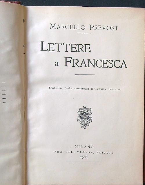 Lettere a Francesca