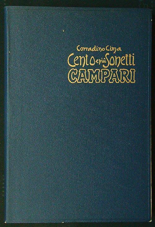 Cento e più sonetti Campari - Corradino Cima - copertina