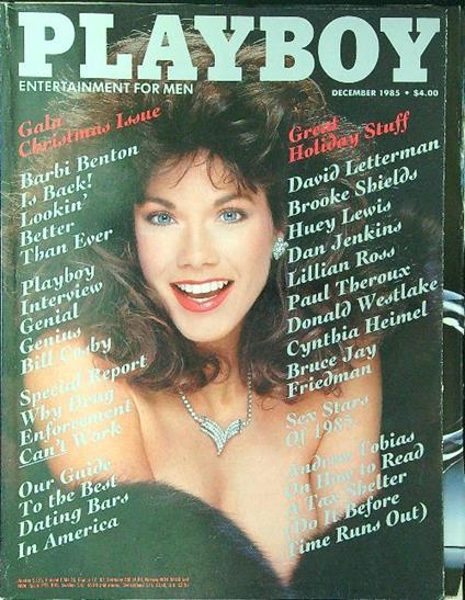 Playboy December 1985 - copertina