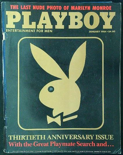 Playboy January 1984 - copertina