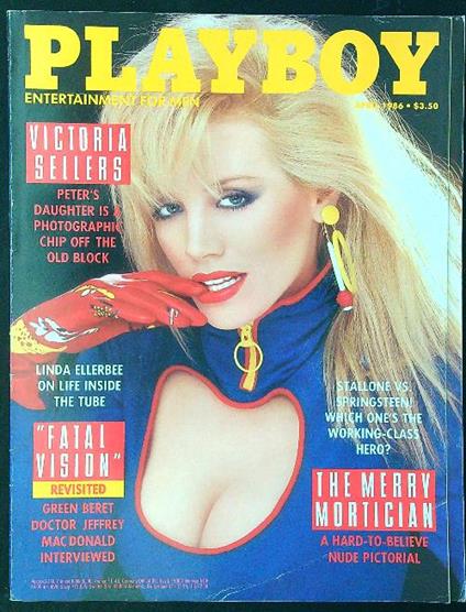 Playboy April 1986 - copertina
