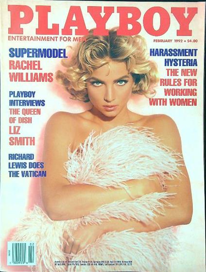 Playboy February 1992 - copertina