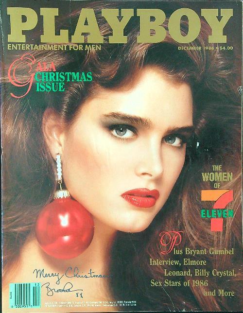 Playboy December 1986 - copertina