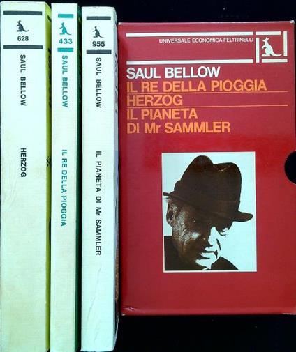 Il re della pioggia - Herzog - Il pianeta di Mr Sammler - Saul Bellow - copertina