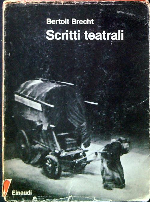 Scritti teatrali - Bertolt Brecht - copertina