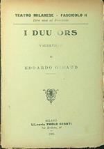 Teatro Milanese Fascicolo 11 I Duu Ors Vaudeville