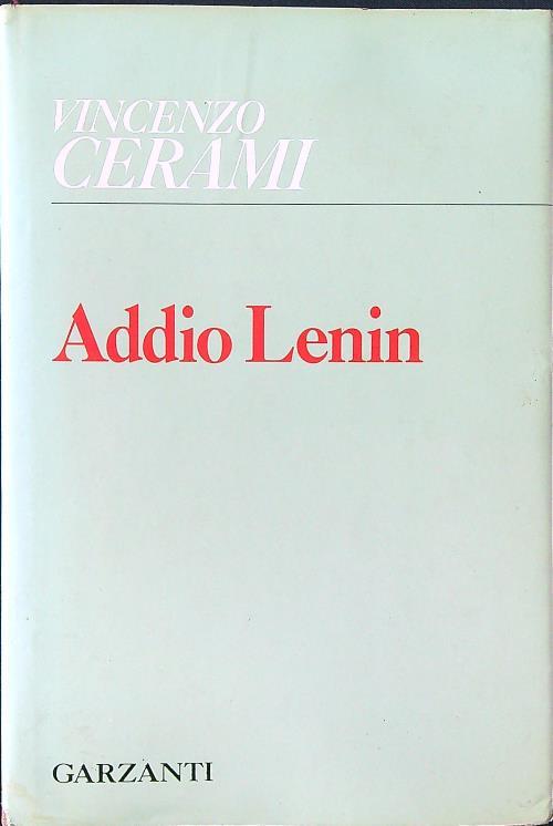 Addio Lenin - Vincenzo Cerami - copertina
