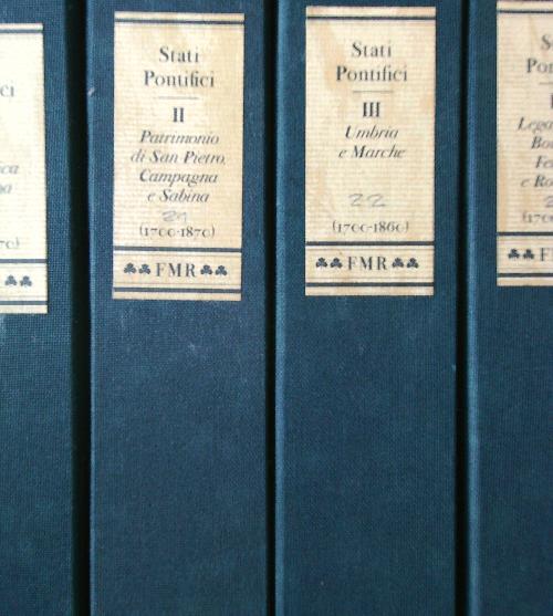 Stati pontifici 4 voll. - copertina