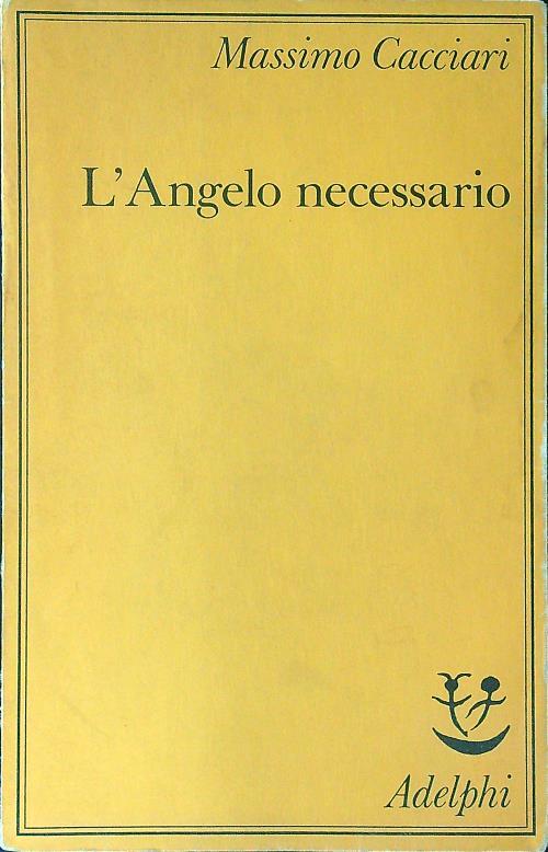 L' angelo necessario - Massimo Cacciari - copertina