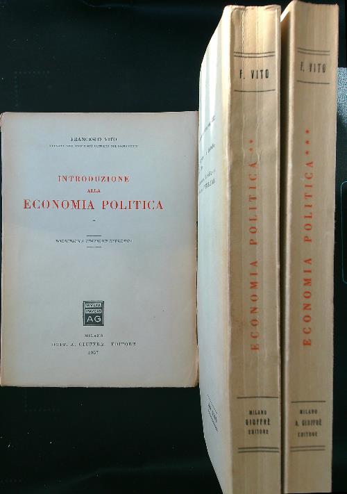 Economia politica 3 voll.