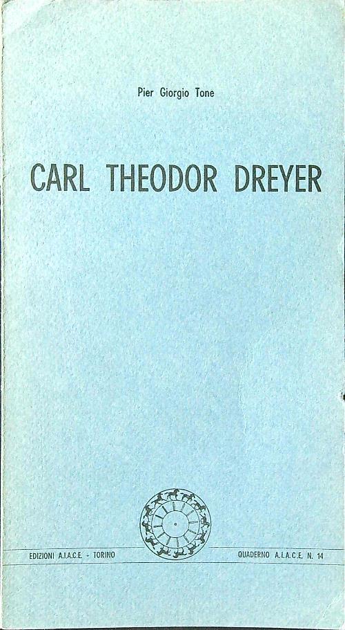 Carl Theodor Dreyer - Pier Giorgio Tone - copertina