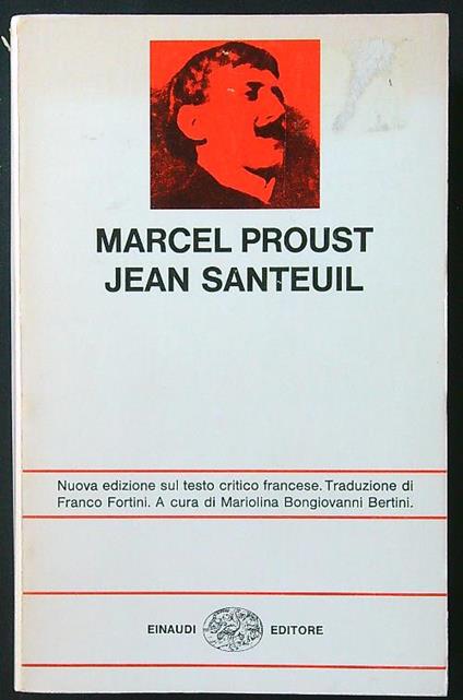 Jean Santeuil - Marcel Proust - copertina