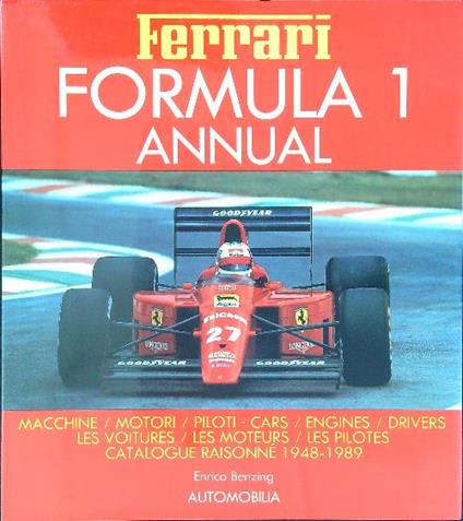 Ferrari Formula 1 Annual - Enrico Benzig - copertina