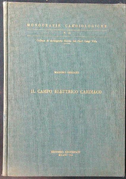 Il campo elettrico cardiaco - Massimo Obbiassi - copertina