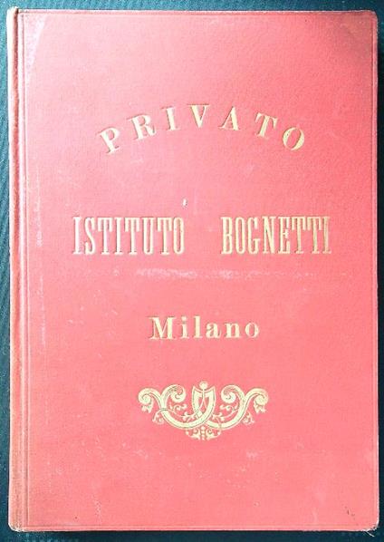 Letture educative. Privato Istituto Bognetti Milano - copertina