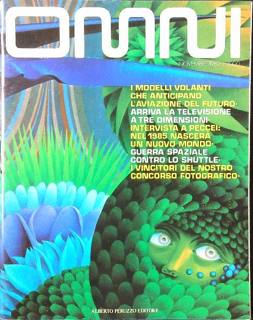 Omni novembre 1982 - copertina